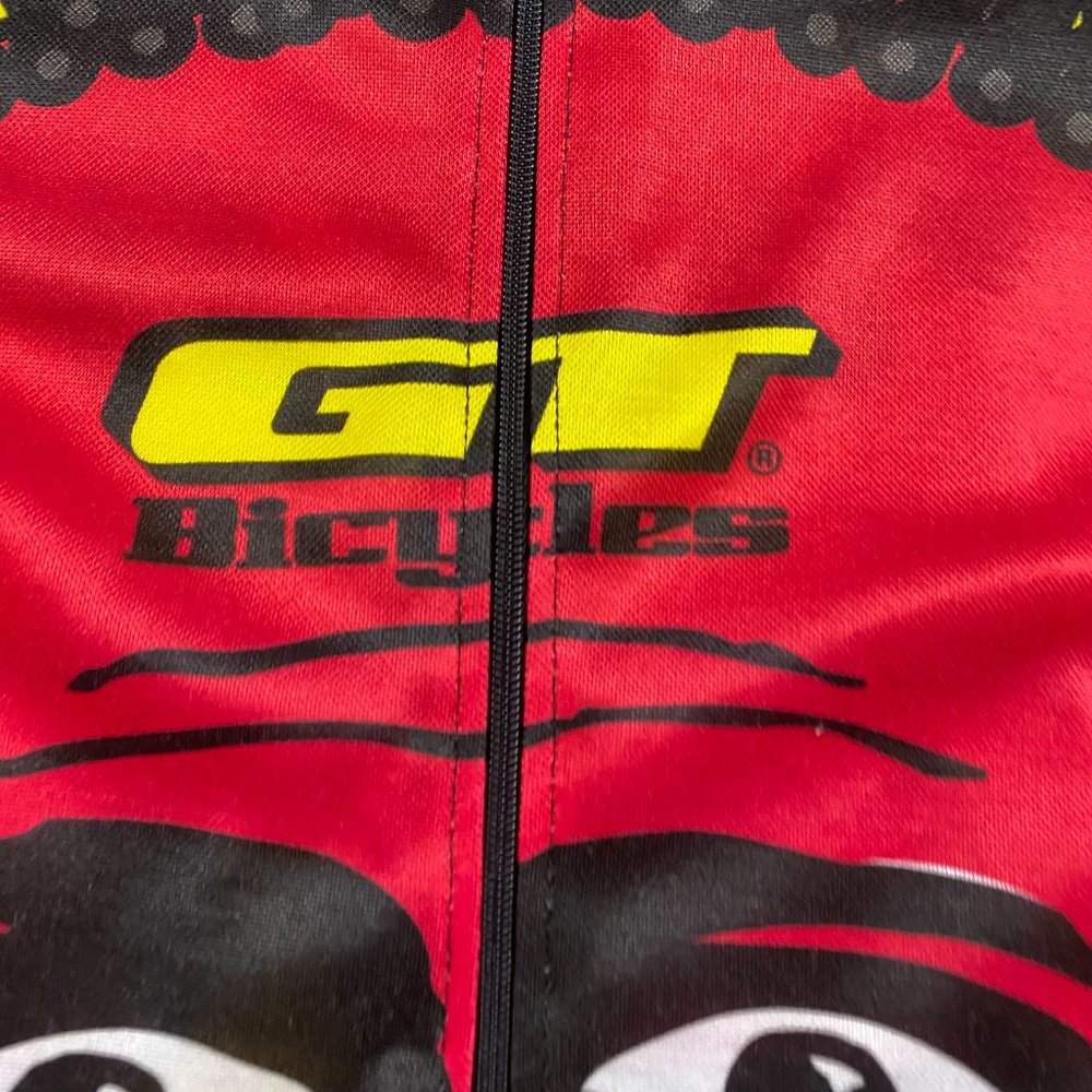 Vintage 90s GT Bicycles Cycling Jersey Scream MTB Mens XL Abstract NOBRA BMX - Picture 4 of 11